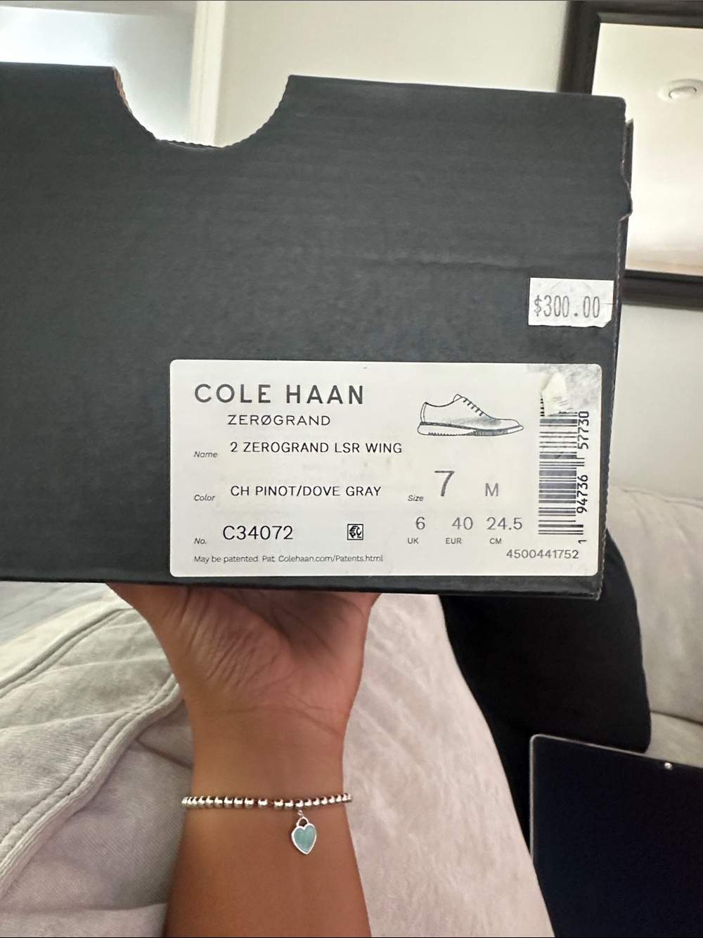 Cole Haan CH Pinot/Dove Gray Oxfords